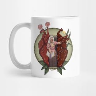 reading heart Mug